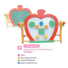 Madeira Placa de desenho multifuncional Placa magnética Blackboard com blocos para crianças Brinquedos educativos Brinquedos Desenho